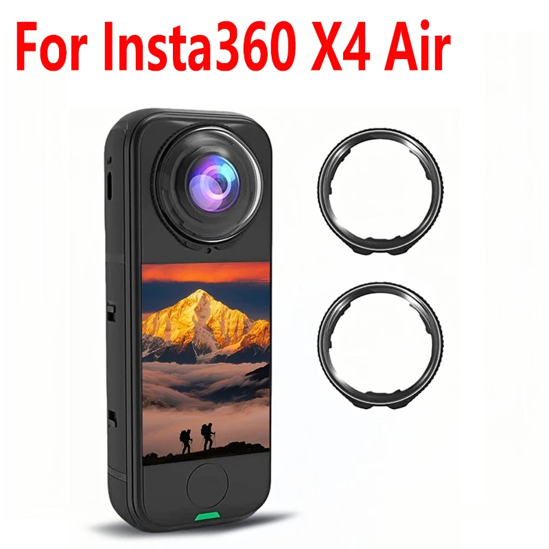 Miroir de protection Len pour Insta360 X4 Air, capuchon d'objectif anti-rayures, couvercle de protection rotatif, accessoires de caméra de sport