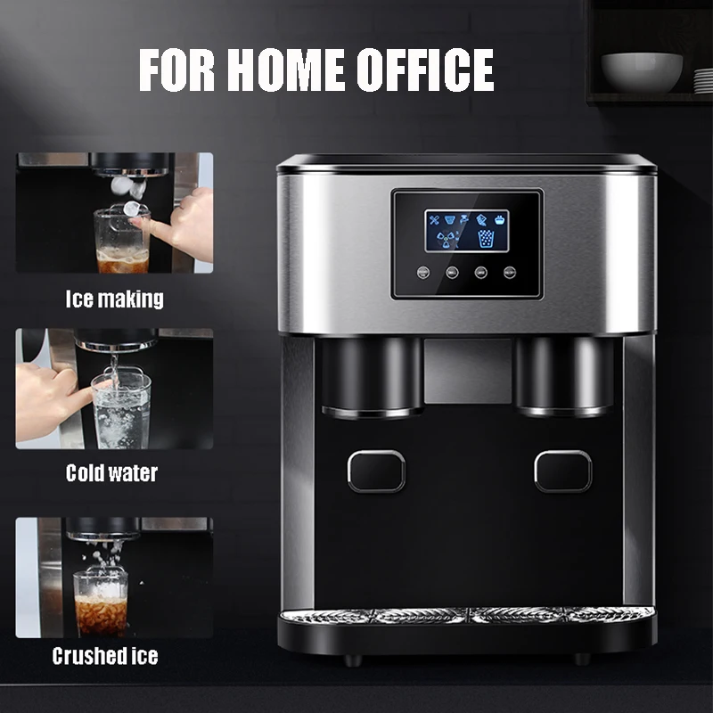 110V/220V Small Automatic Ice Cube Maker Cold Water Maker Water Dispenser Ice Making Drinking Machine