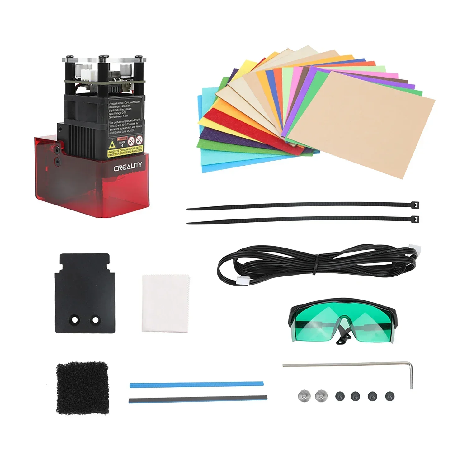 Imagem -04 - Creality Cv-módulo Laser Kit 1.6w 5w 24v Proteção de Segurança Foco Preciso para Impressora Ender3 s1 Ender-3 s1 Pro Ender-3 S1plus