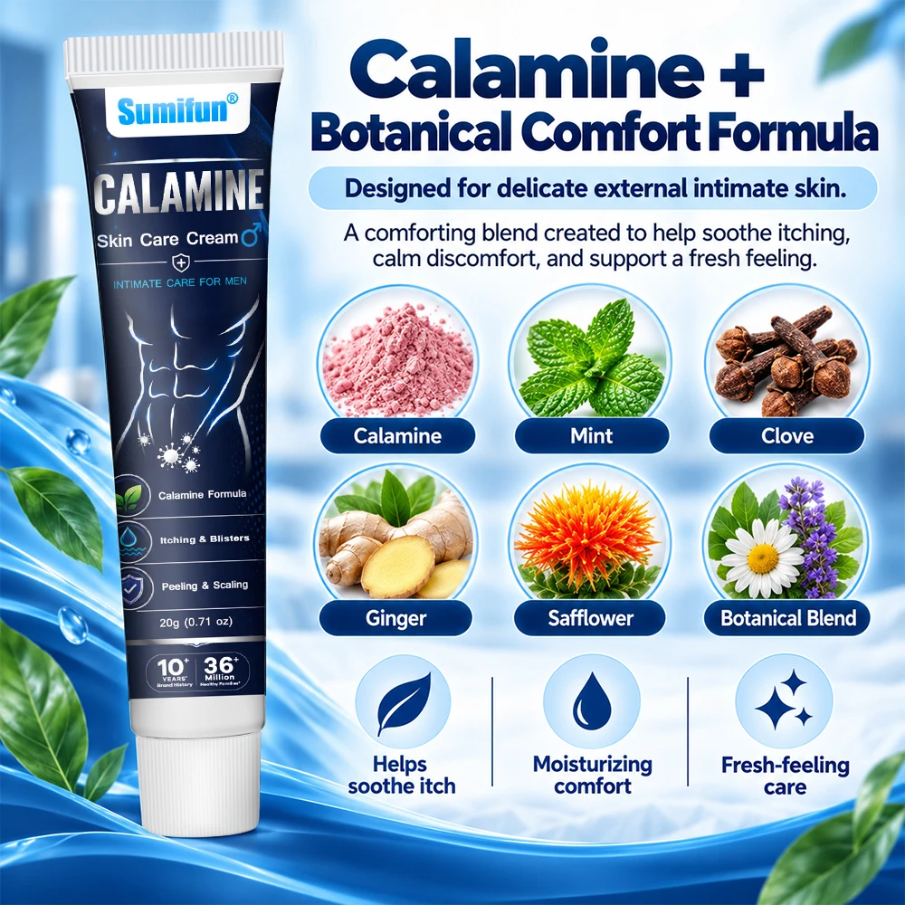 20Pcs Men's Intimate Soothing Cream Daily Care Body Health Care