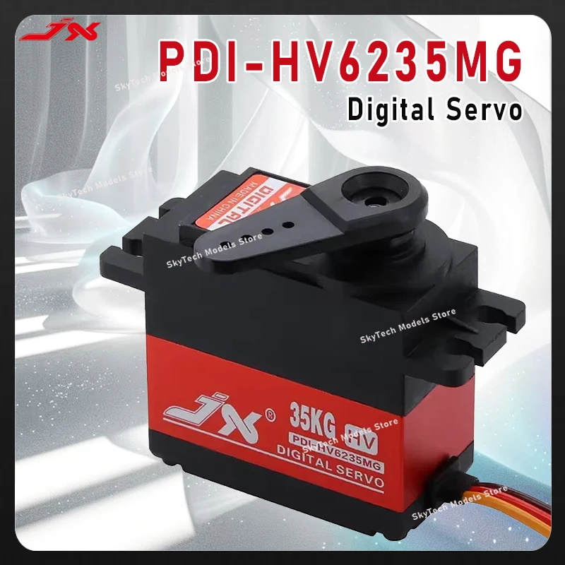 JX Servo PDI-HV6235MG Servo Digital - 35KG Alto Torque, 0,13 Sec/60 ° , 6,0 - 8,4 V, Metal Gear, para RC e robótica