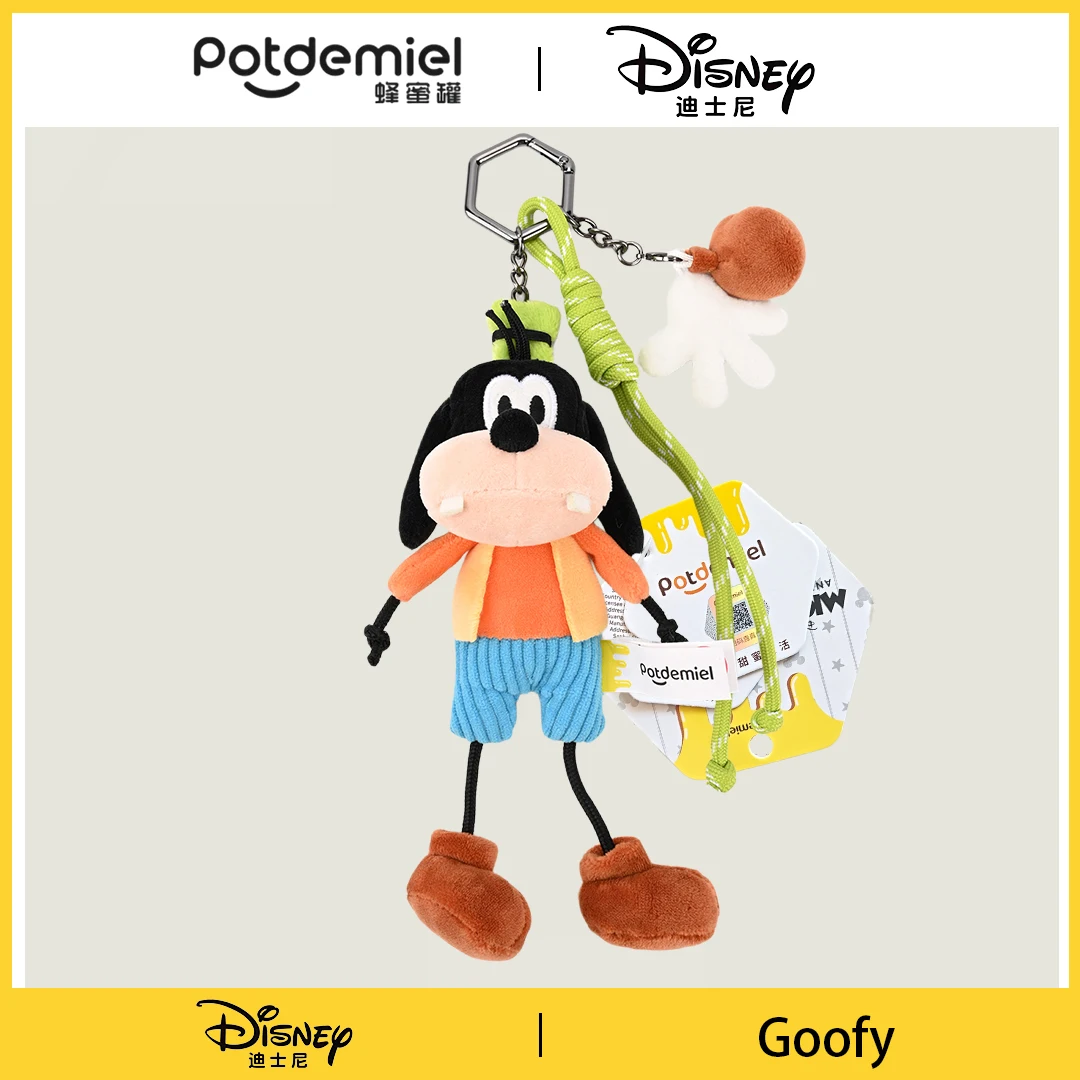 

Disney Goofy Plush Keychain Hand Charm Cute Knitted Doll Backpack Pendant Gift for Kids Teens Disney Cartoon Collectors & Fans