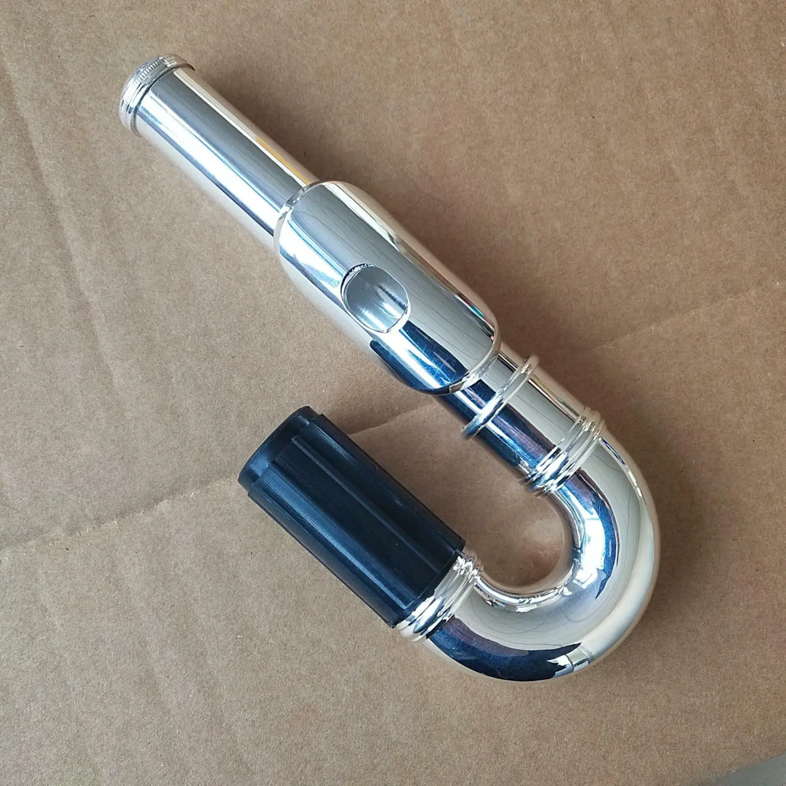 Flute Bend Mouthpiece Suitable for Child Nickel plated