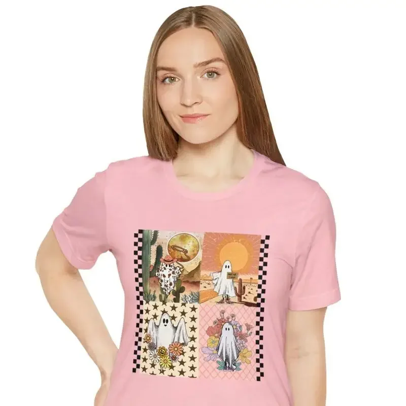 A Spooky Howdy Halloween Ghosts T Shirt Season Cute Ghost Western
