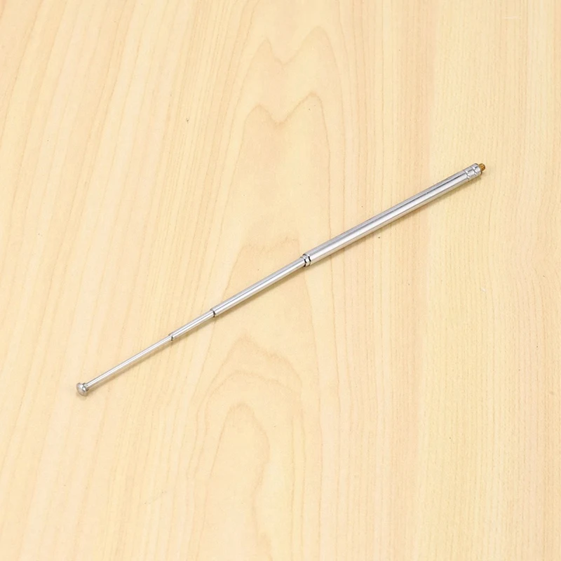 4X RC Model Car 5 Silver 5 Section 3 Mm External Threaded Expansion Antenna