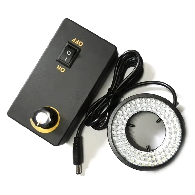 

FFYY-Microscope Light Source LED White Light Inner Diameter 50Mm For Industrial Microscope UK Plug