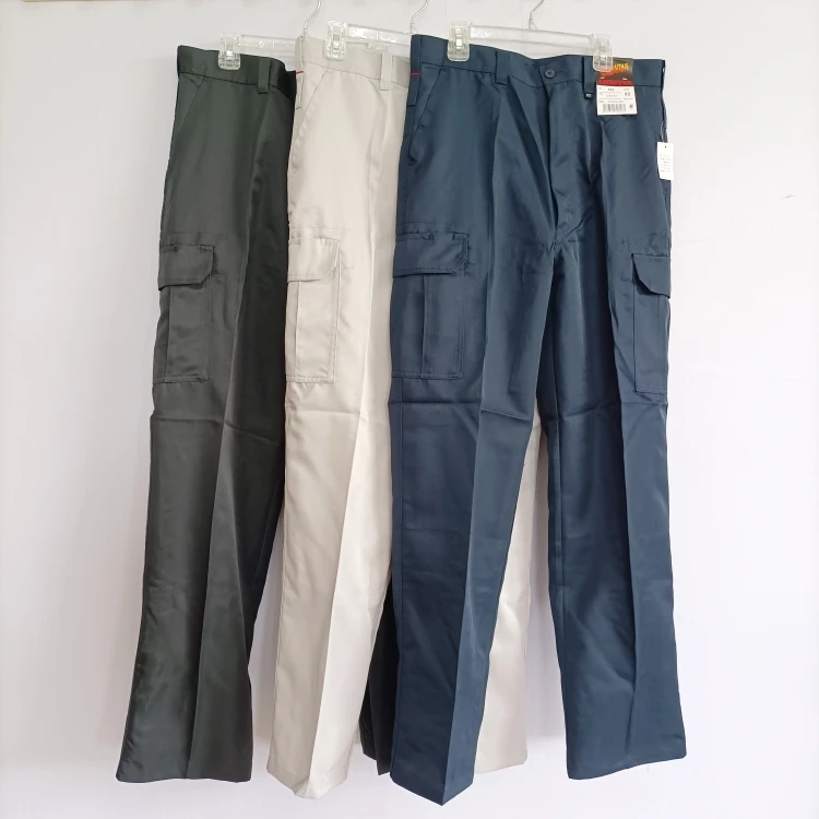 

Мужская свободная повседневная износостойкая рабочая одежда, прямые дышащие рабочие брюки Q532, удобные легкие летние брюки