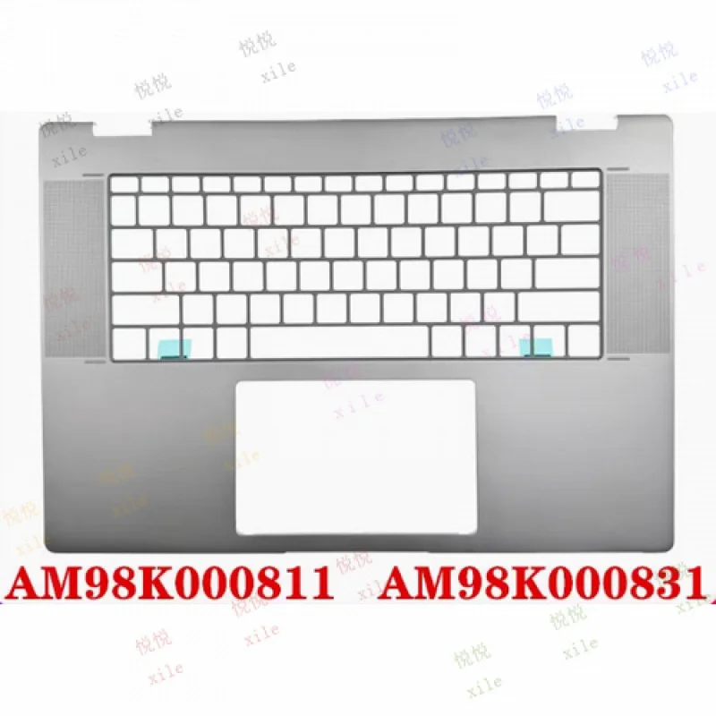 

L New for HP ENVY X360 16-ad ac 2-in-1 C cover keyboard bezel AM98K000831 silver