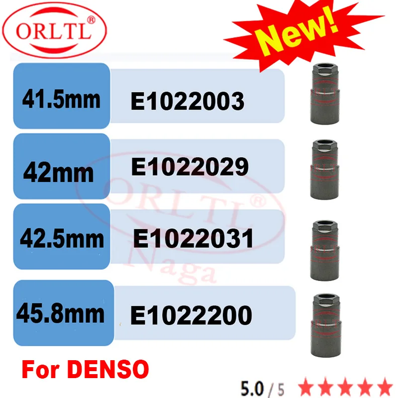 E1022003 41.5mm Diesel Nozzle Nut E1022029 42mm Injector Nozzle Cap Nut E1022031 42.5mm E1022200 45.8MM For Denso Injector