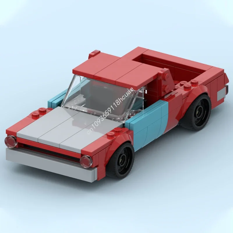 

146pcs MOC 1973 Chevyes El Camino My Name is Earl City Champions Super Car Building Blocks Education Brick Christmas toy Gift