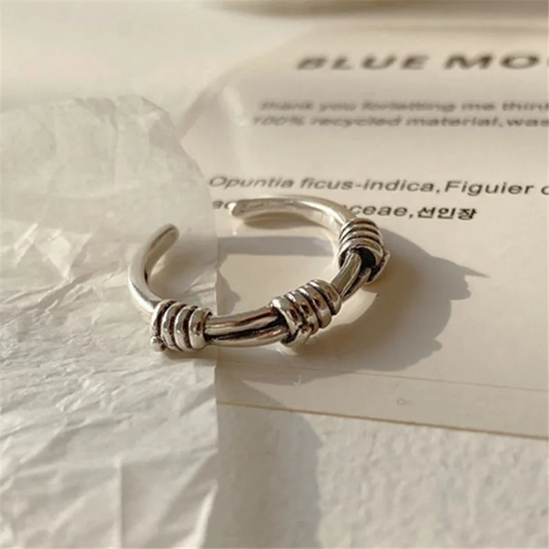 925 Sterling Silver Knot Entanglement Rings For Women  Wedding Luxury Ins Jewelry Gift Accessories Ropshipping Wholesale