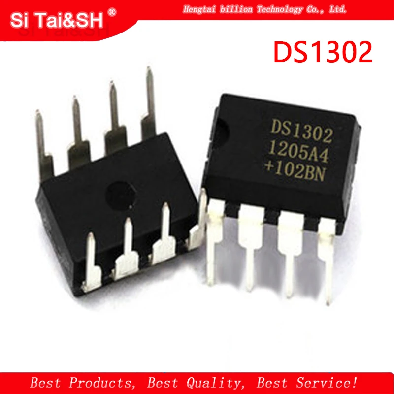 10PCS DS1302N DIP8 DS1302 DIP DIP-8 Trickle Charge Timekeeping Chip new and Original