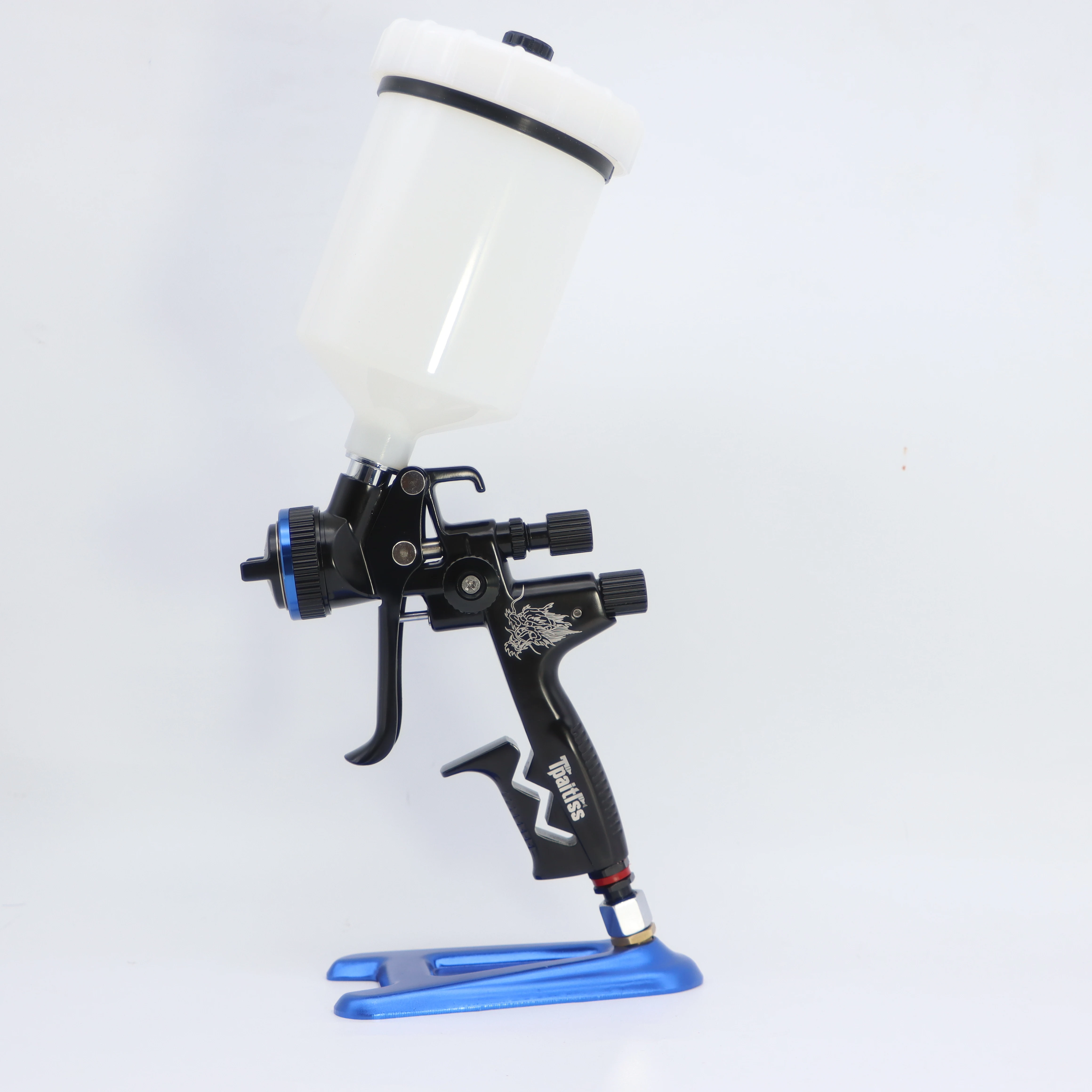 Tpaitlss  HVLP Air Spray Gun 4000B 1.3mm 1.4mm Nozzle Carbon Fiber Car Paint Spray Gun Aerograph Auto Body Repair Tool
