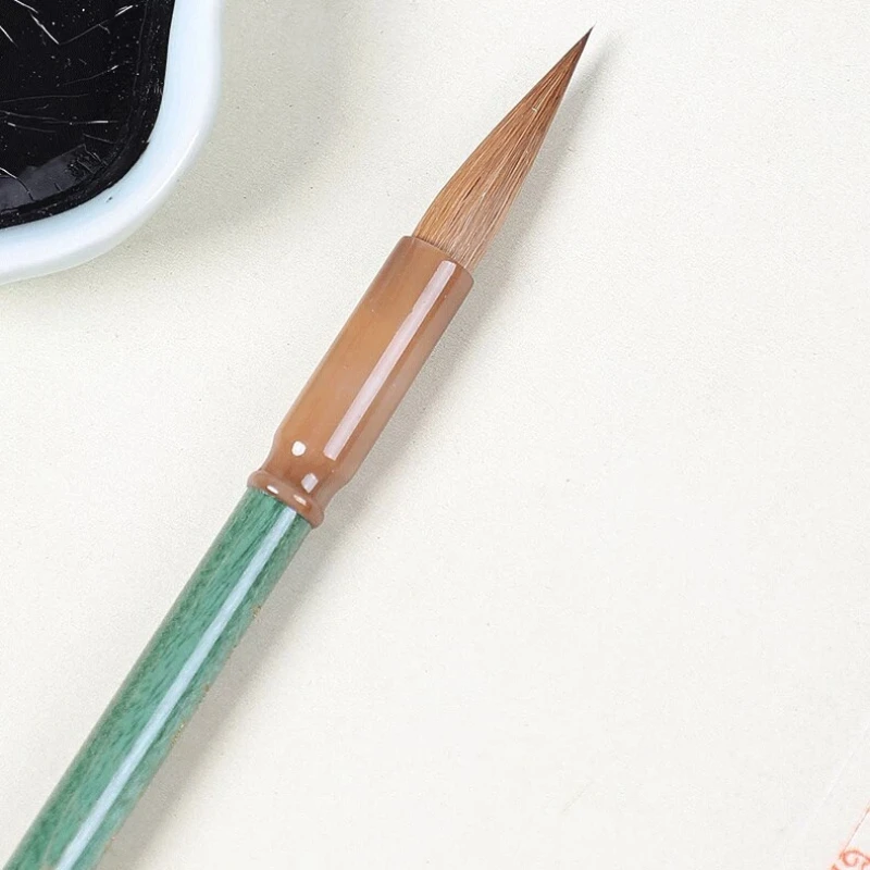 Mixed Hair Calligraphy Painting Brush Chinese Calligraphy Practice Brush for Regular Running Script Writing Brushes Huzhou Pen