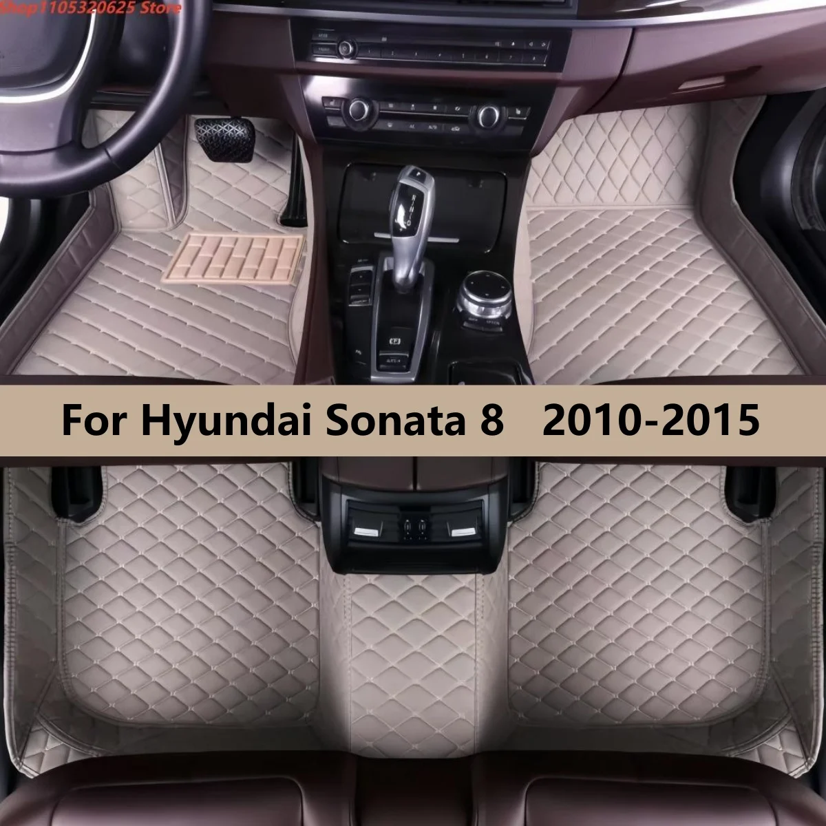 

Car Floor Mats For Hyundai Sonata 8 2010 2011 2012 2013 2014 2015 Auto Front & Rear Row Full Set Carpet Pads Foot Matts Rugs
