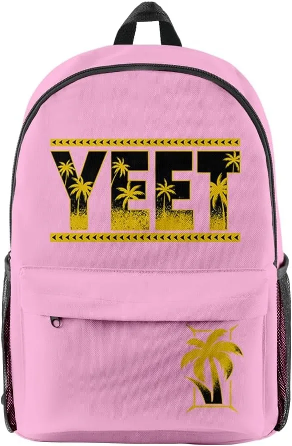 

Jey Uso Yeet Backpack Logo Backpack Fashion Shopping Bag Vintage Bags Personalized School Backpack for Students