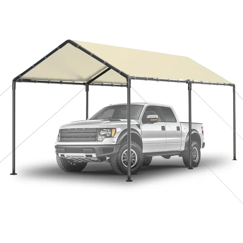 

Carport 10x20ft Heavy Duty Canopy Storage Shed,Portable Garage Party Tent,Portable Garage, All-Season Tarp for Car,Truck,Party