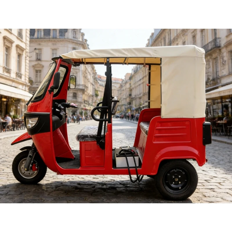 three-wheeled electric passenger tricycle for transportation operations, long battery life, ideal EEC model