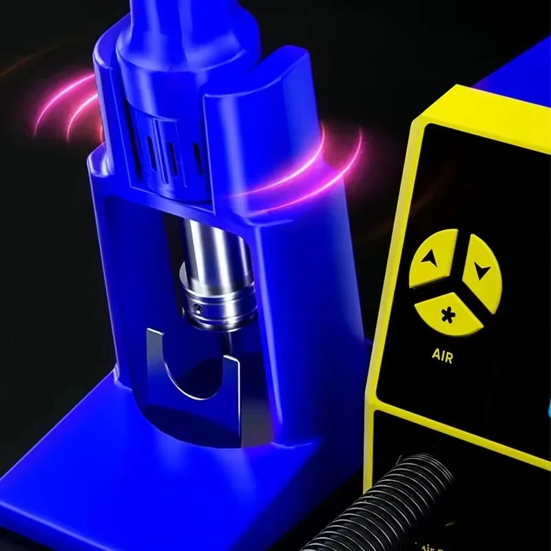 تصنيع احترافي بسعر جميل حامل لحام 2 في 1 مضاد للانزلاق عالي الطاقة 1000 وات مسدس حراري لإصلاح الهاتف المحمول #5