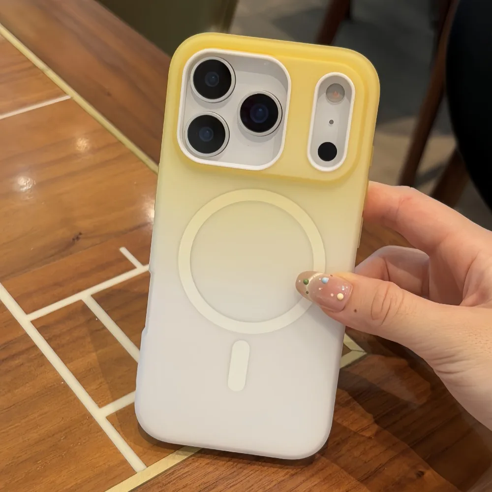 حافظة هاتف Magsafe بلون الحلوى لهاتف آيفون 17 16 15 14 13 12 11 ProMax Plus غطاء مقاوم للصدمات للشحن اللاسلكي المغناطيسي #5