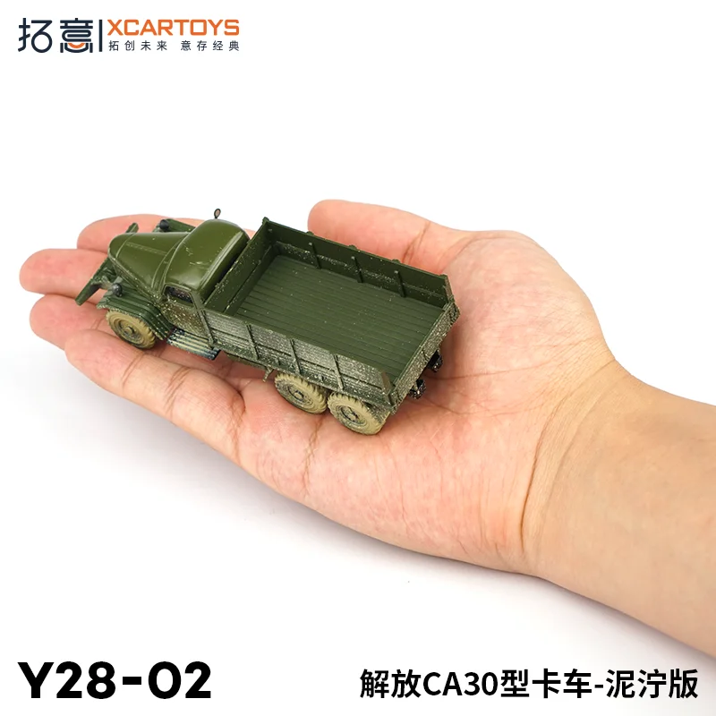 Xcartoys 1/64 Modello di auto in lega Jiefang CA30 Vintage Truck Muddy Edition Regalo da collezione per adulti