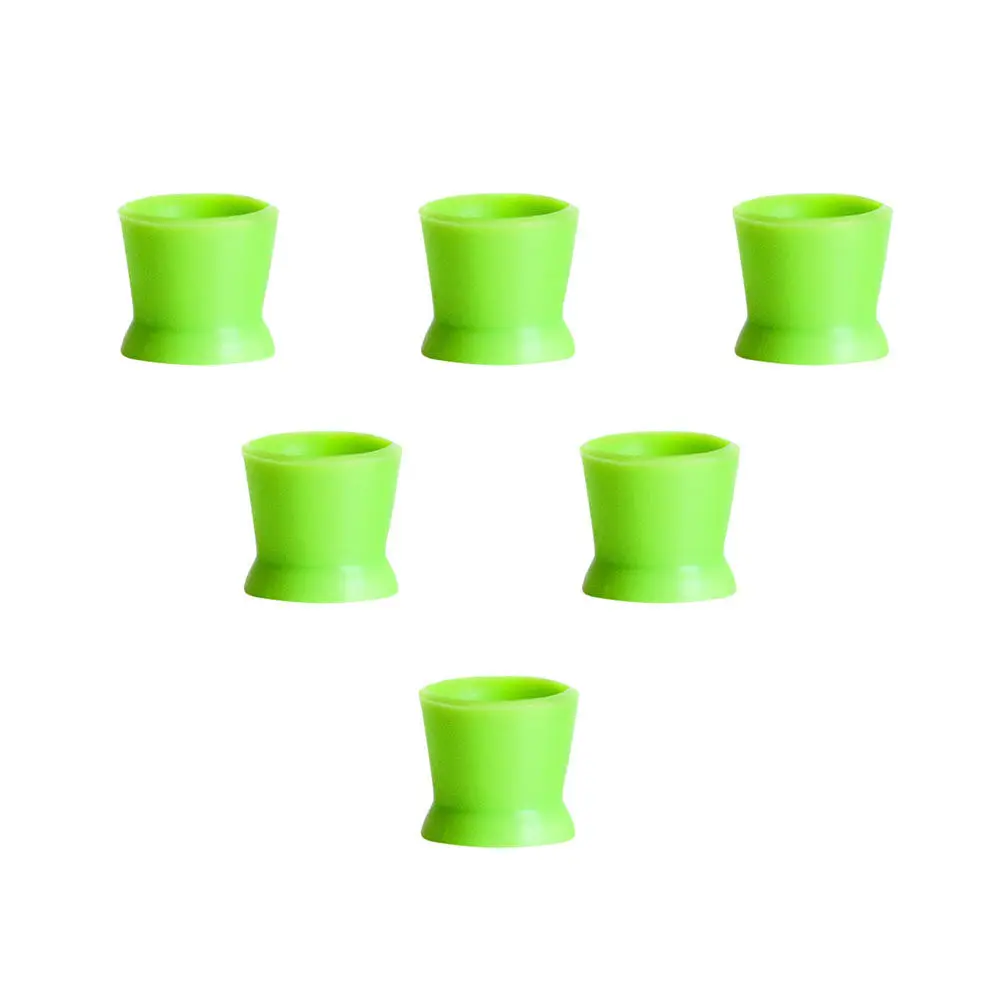 

300 шт. цветных силиконовых стаканов: экологичные, термостойкие, одноразовые, с основанием, для тату-аксессуаров