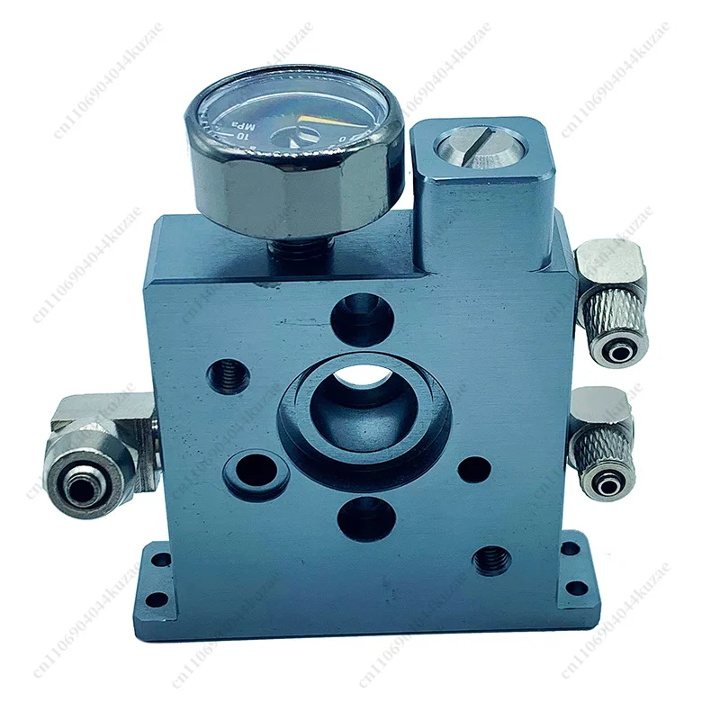 CUT-LJB03 Metal Pump Fitting, Connection Plate with 5055 5065 Pressure Regulating Strip & Gauge Port
