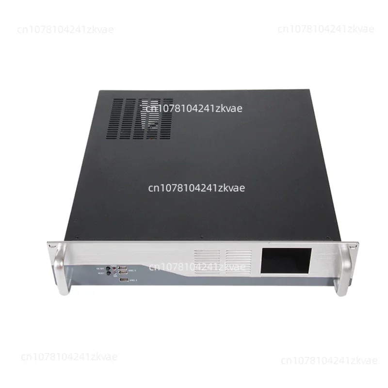 2U Rackmount Server Chassis 19 Inch Industrial Case 6 HDD Bays Support Standard ATX PSU