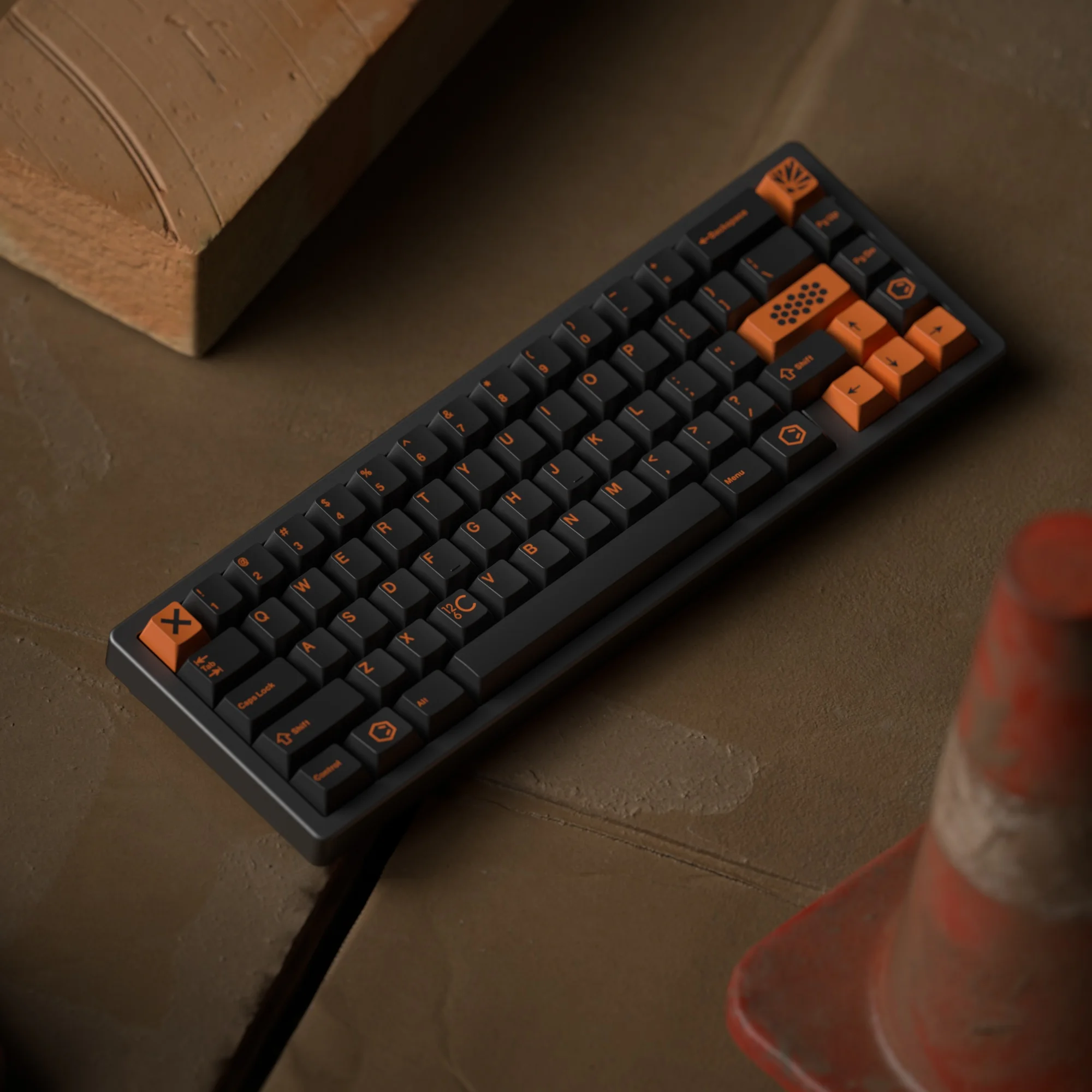 

JKDK-Carbon PBT Колпачки для клавиш Dye-Sub Cherry Profile для механической клавиатуры MX 64/68/75/84/980/87/104 клавиш