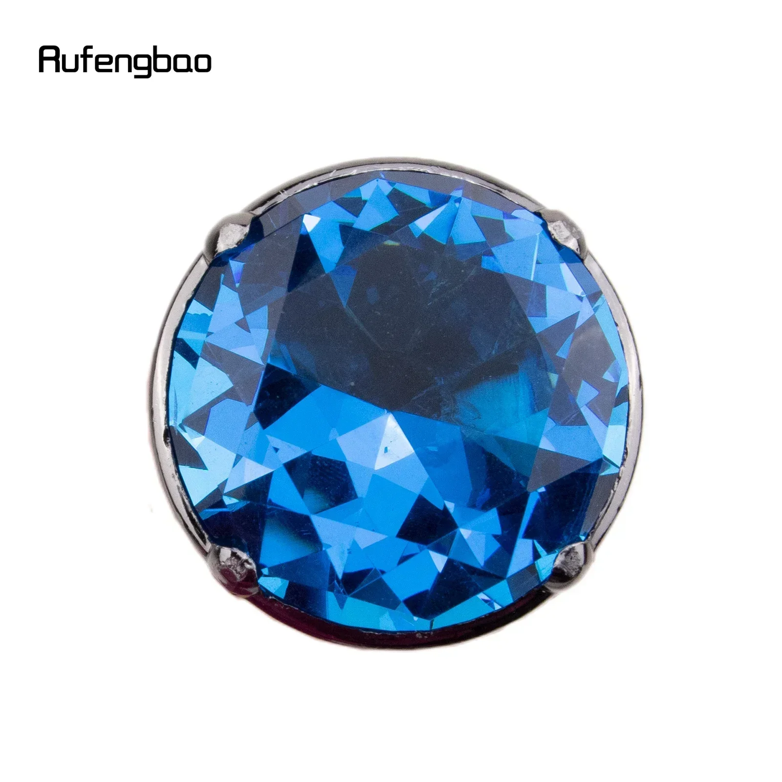 Blue Diamond Type Silver Walking Cane Fashion   Decorative Cane For Halloween For Cosplay And Parties, For Cosplay & Party