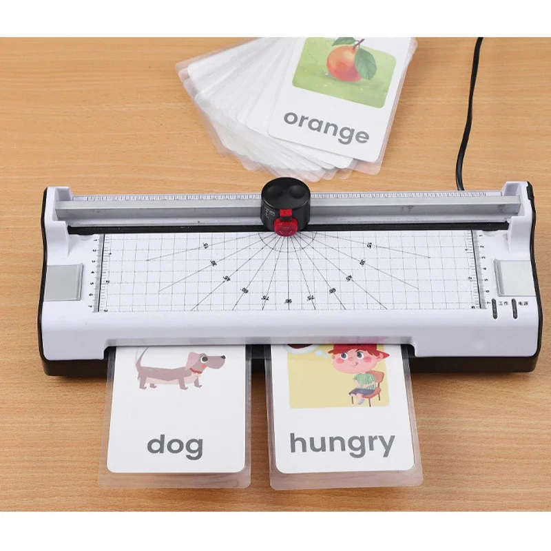 

Обновленная небольшая машина для запечатывания пластика, машина для фотопластика «три в одном», офисная машина для клея формата А4, резак для бумаги LM288