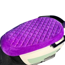 Warm Plush Motorcycle Seat Cushion Cover Protector Winter  Sponge Padded Seat Mat Electric Scooter Universal Wear-resisting Pad