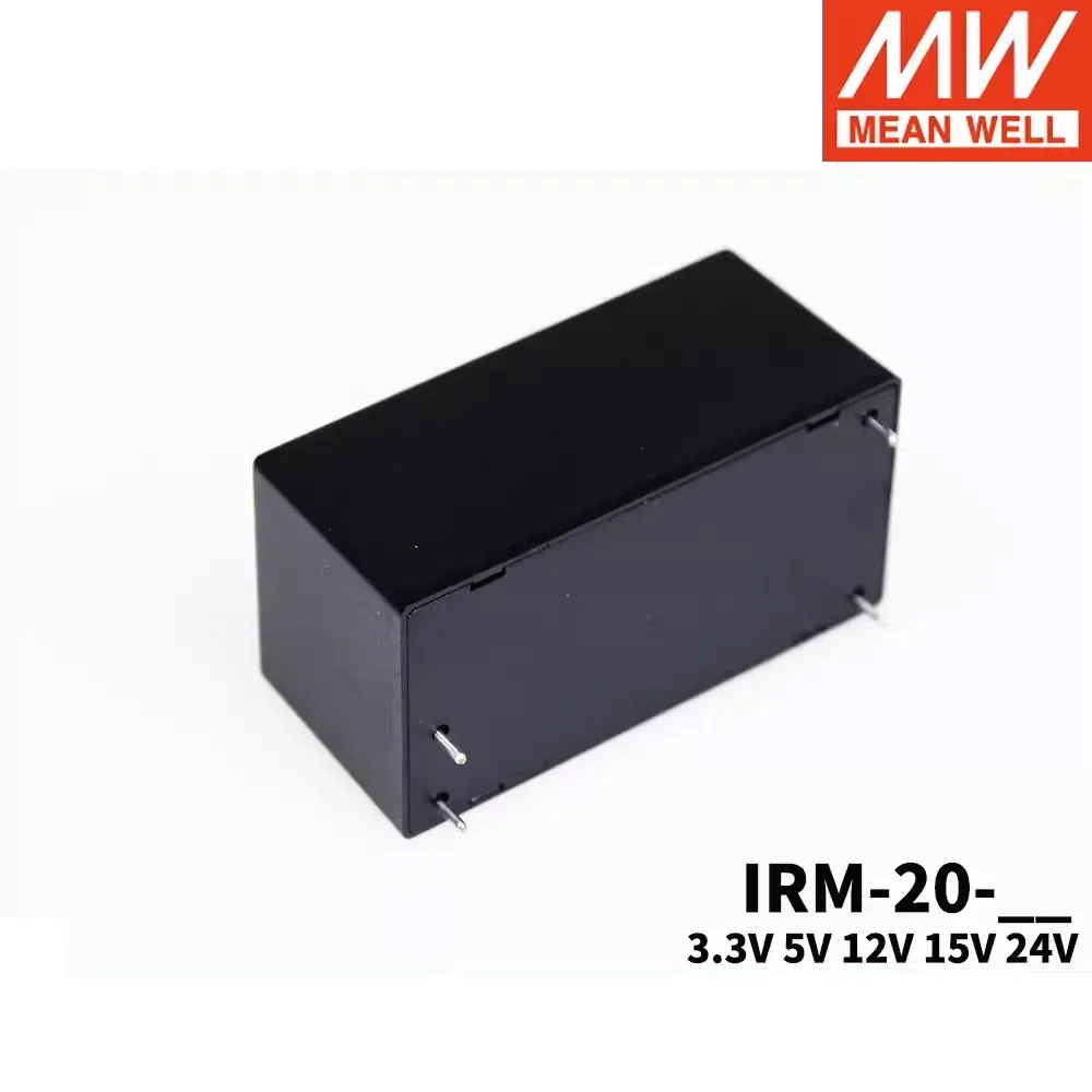 يعني جيدا IRM-20 AC-DC PCB-Mount وحدة الطاقة الخضراء 3.3 فولت 5 فولت 12 فولت 15 فولت 24 فولت دبوس نوع تحويل التيار الكهربائي للمعدات الكهربائية
