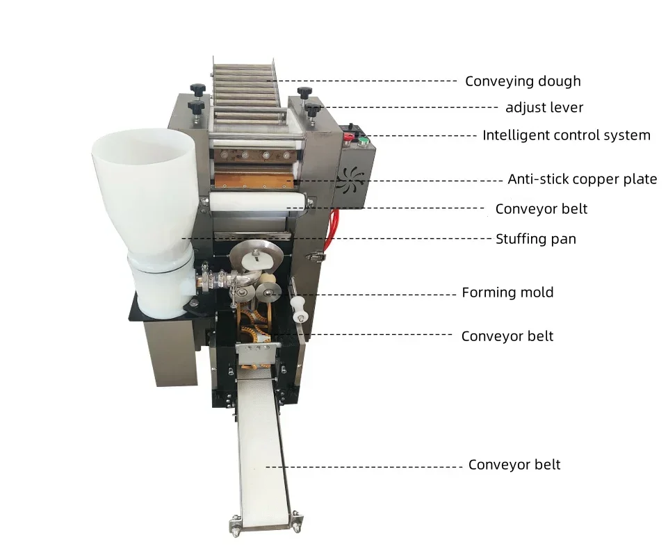 China Wholesale Price Gyoza Dumpling Filling Machine Dumpling Maker Machine Small Dumpling Machine Automatic