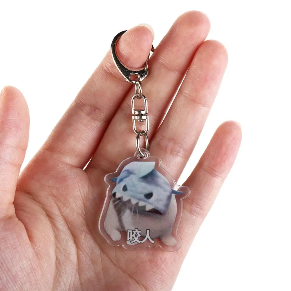 Banana Cat Happy Banana Cat Portachiavi Ciondolo Zaino Fascino Banana Cat Portachiavi a catena per cellulare Ciondolo gatto banana cartone animato