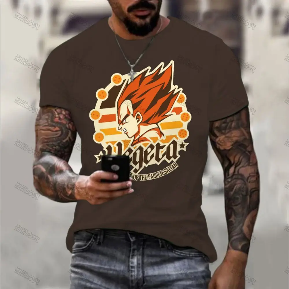 Anime dragon ball z topos impresso camiseta tendência tshirt crianças goku camisetas roupas masculinas harajuku estilo ginásio essentials 2023