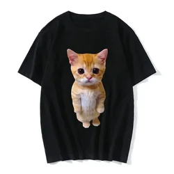 T-shirt imprimé chat 3D drôle pour femmes et hommes, vêtements de mode décontractés, chemises Harajuku pour filles et garçons