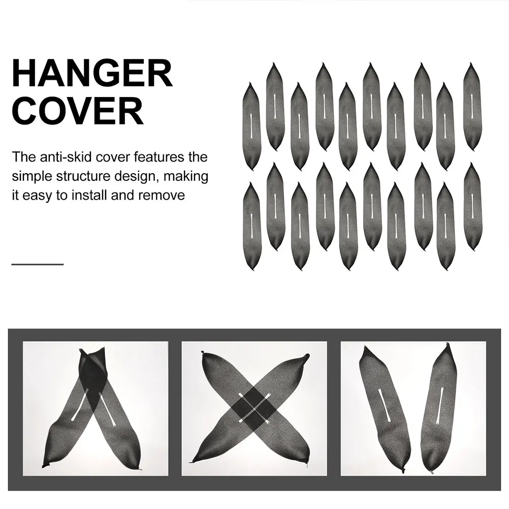 

Anti Slip Sweater Hangers Anti-slip Clothes Cover Sponge Grips Clothing Protector Hanging Rack