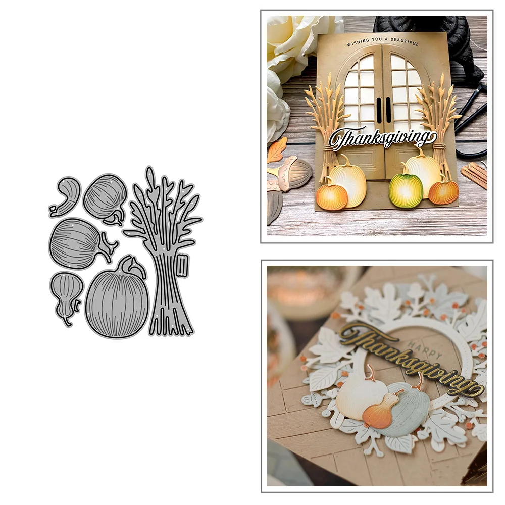 AUTUMN HARVEST Metal Cutting Dies for DIY Scrapbook Album Paper Card Decoration Crafts Embossing 2023 New Dies