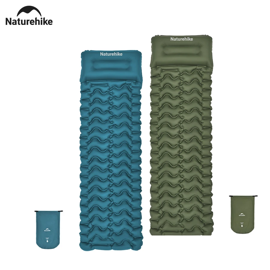 

Naturehike FC01 Inflatable Cushion Single Double Air Cushion R1.6 Outdoor Camping Hiking Travel Portable Waterproof Wider Design