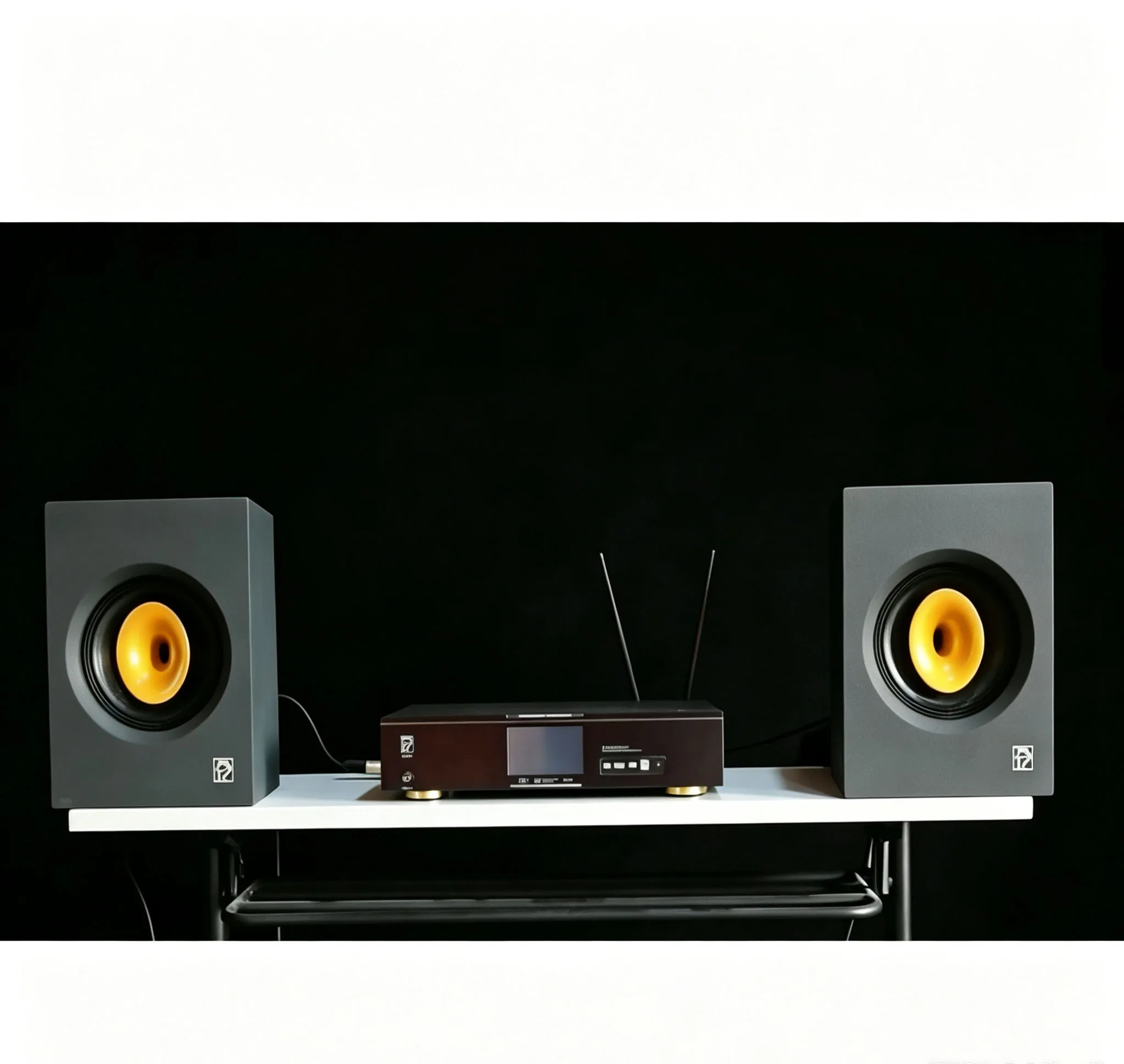 OEM/ODM Professional Audio Outdoor 8-inch Active Coaxial Monitor Speaker With Wood Enclosure Voice Control XLR Connection