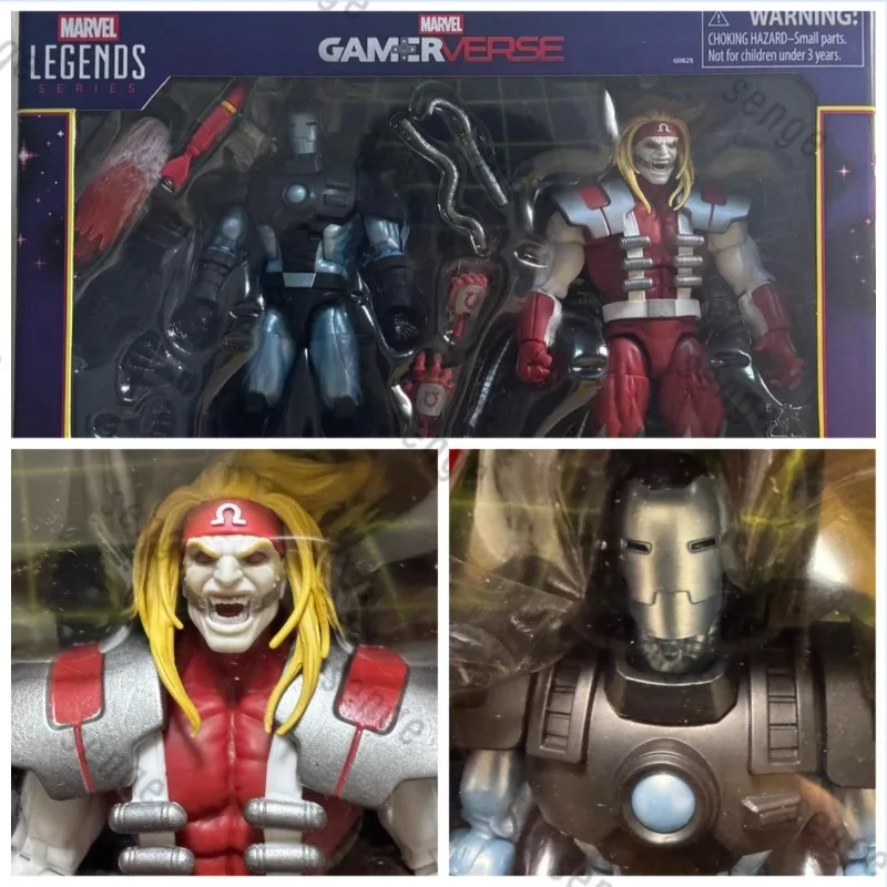 

[Genuine in stock] Hasbro Marvel Legends War Machine VS Red Omega Double Set 6-inch Action Figure Figure Toy Gift Collection