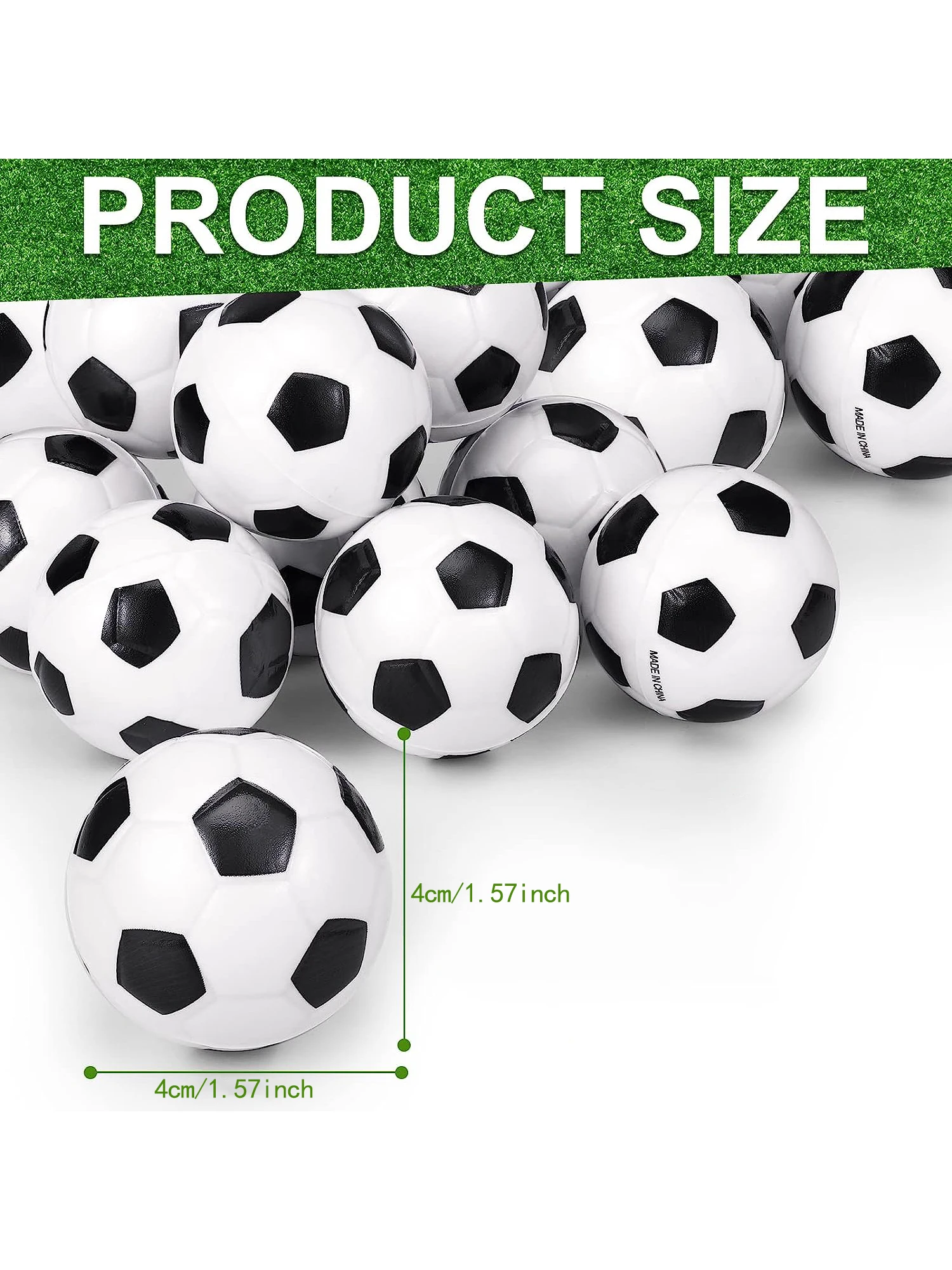 12pcs mini soccer party gift mini foam squeeze sports ball to relieve stress anxiety school classroom reward party gift