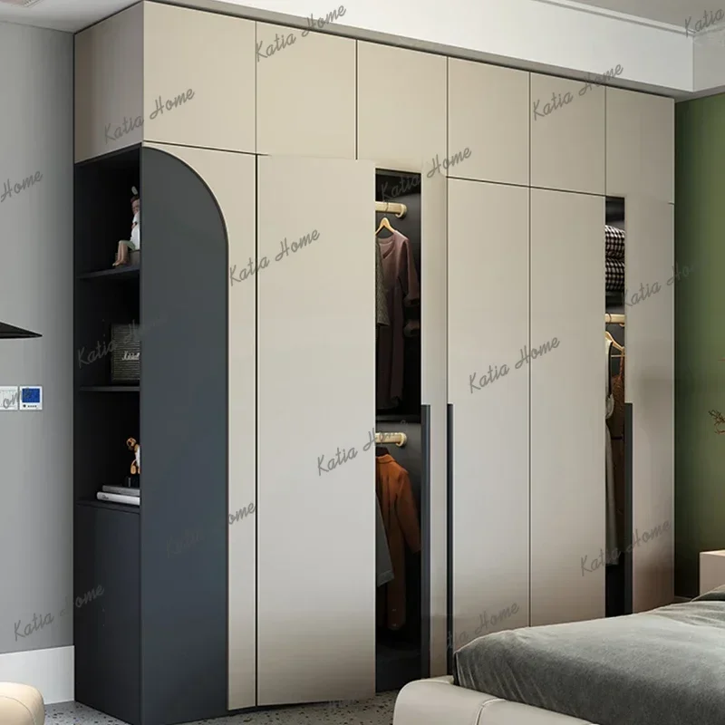 FG Big Cubes Locker Closet Luxury Drawers Black Nordic Storage Organizer Wardrobe Open Cabinets Guarda Roupas Furniture Home