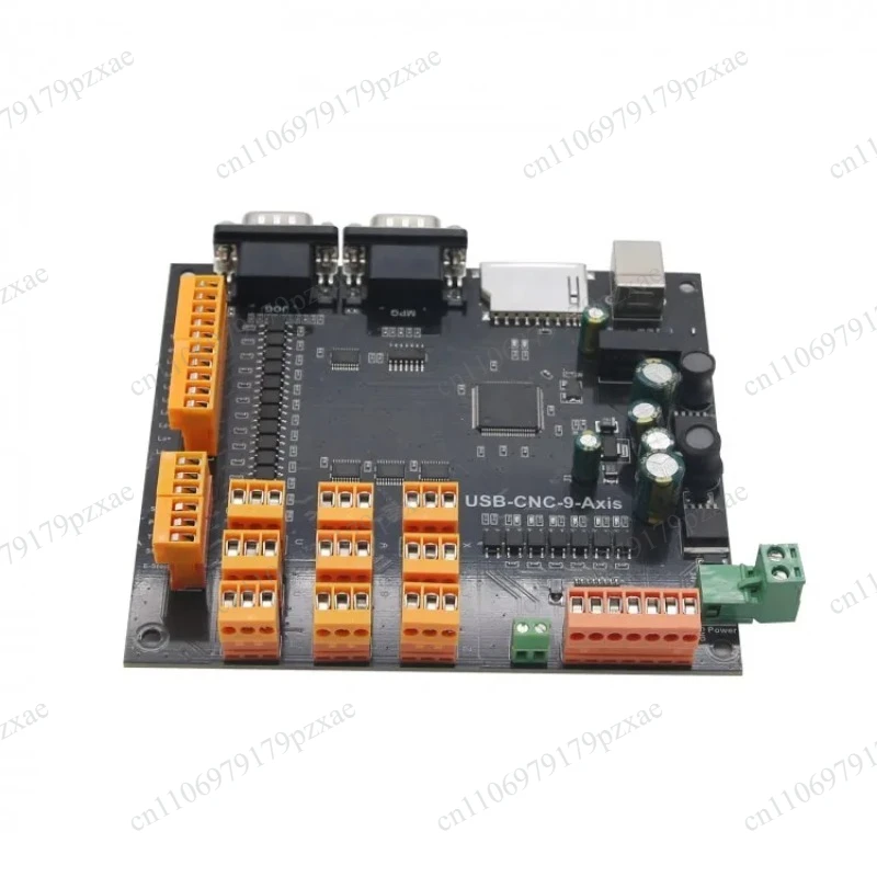 9‑Axis CNC Controller Kit 100KHz USB Stepper Motor Breakout Board with USB Cable