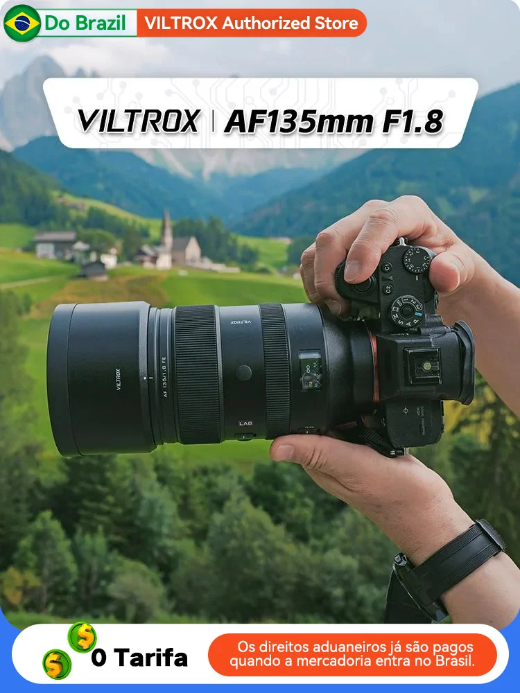 Viltrox AF 135mm F1.8 LAB Cameras Lens Full Frame Auto Focus Lens For Sony FE  Cameras Dor zve10 ZV-E1 A7 A7CR A7C2 A6700 135 18