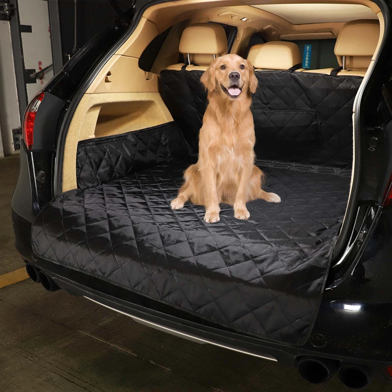 For Porsche Cayenne 2008-2016 Oxford Cloth Black Car Trunk Pet Anti-dirty Pad Transport Pad Car Accessories