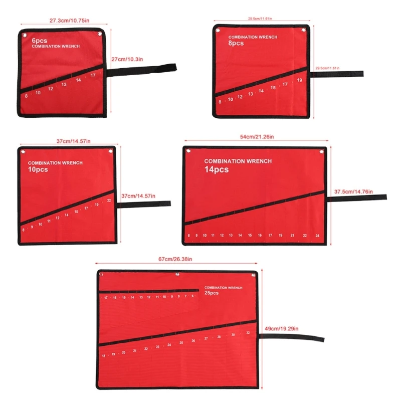 Bolsa enrollable resistencia, bolsa multiusos para herramientas, bolsas almacenamiento herramientas