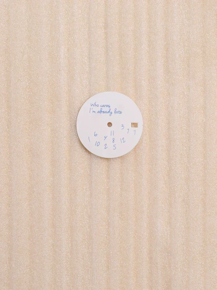 hot Selling 28 5mm NH35 Dials Who Cares Im Already Late Mod for Diy Modify Watches Factory Price