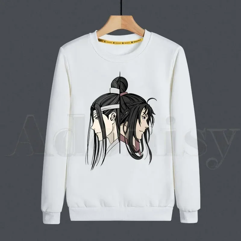 Anime Mo Dao Zu Shi Wei WuXian Lan Wangji Harajuku Sweatshirts Men's Sweatshirt Tops Spring Autumn Male Casual